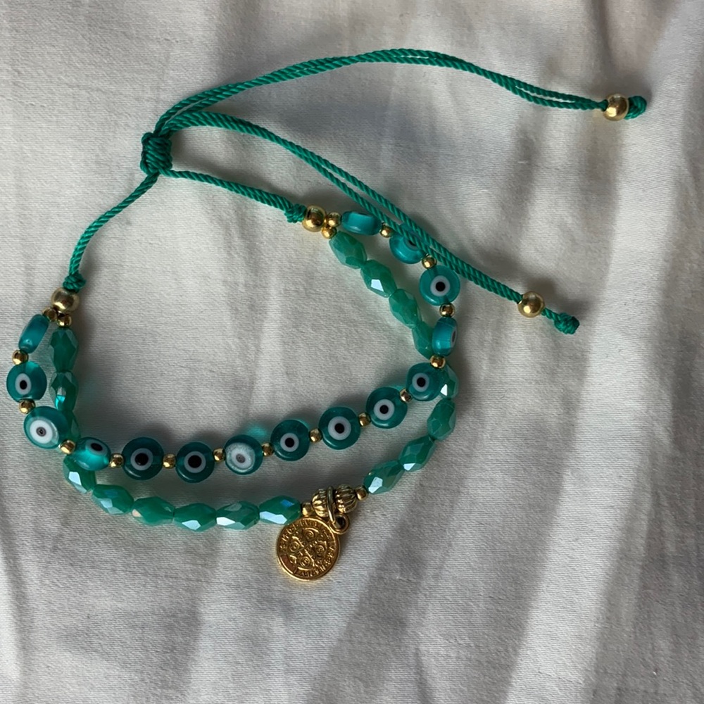 NEW Beaded “evil eye” Mexican bracelet